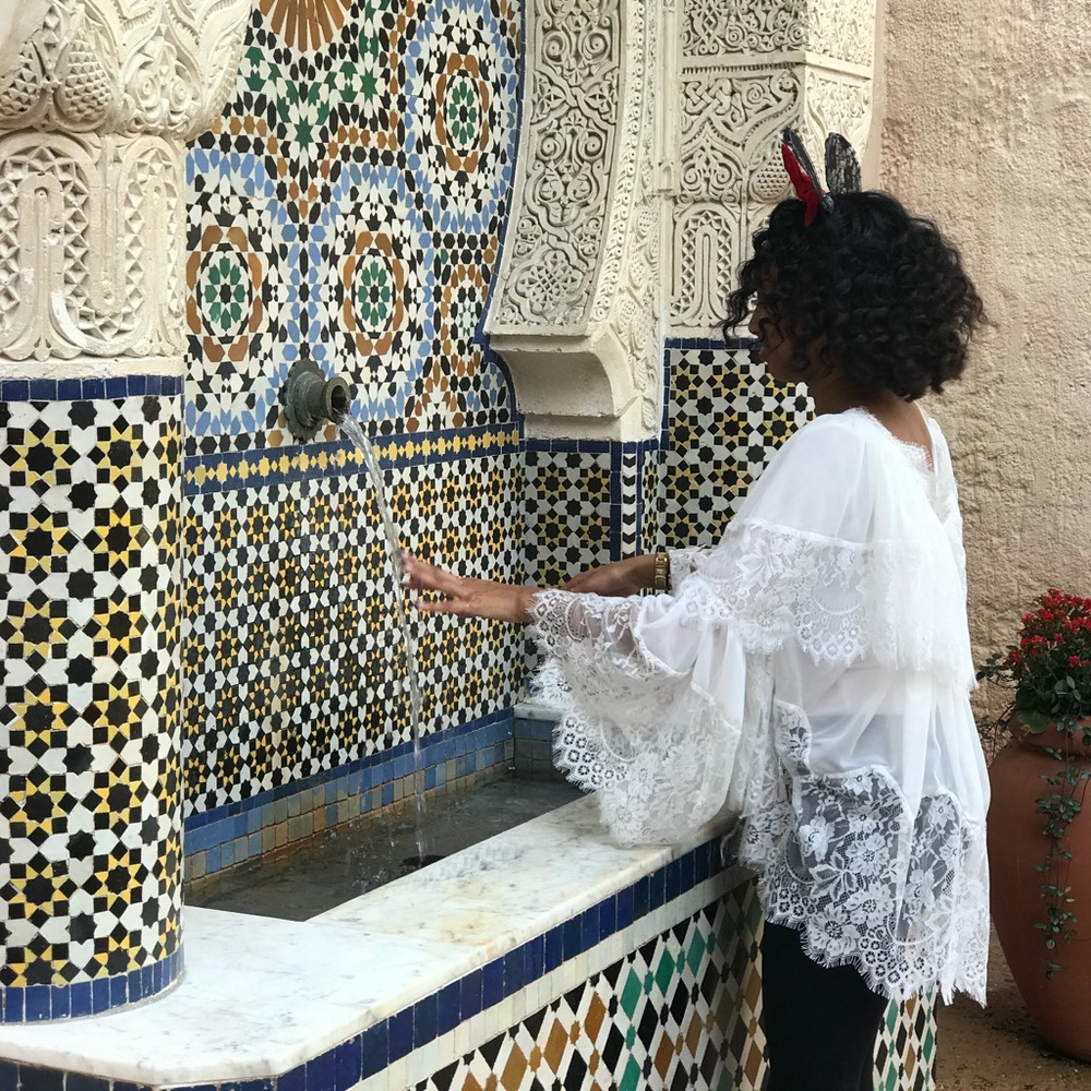 Beautiful White Lacey Shirt